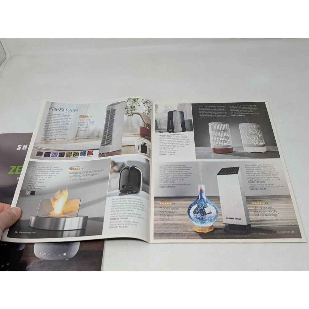 Sharper Image Catalog Magazine Technology Fall‎ Holiday Christmas 2018 2020 VTG